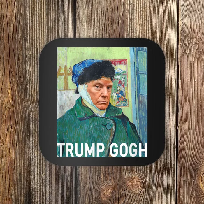 Trump Vincent Van Gogh Funny 2024 Coaster