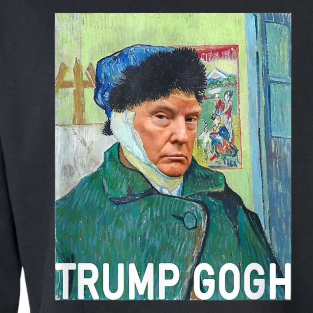 Trump Vincent Van Gogh Funny 2024 Cropped Pullover Crew