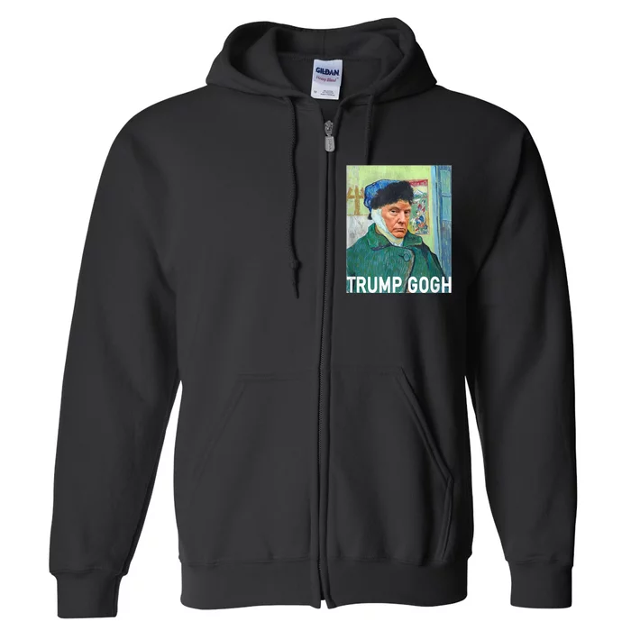 Trump Vincent Van Gogh Funny 2024 Full Zip Hoodie