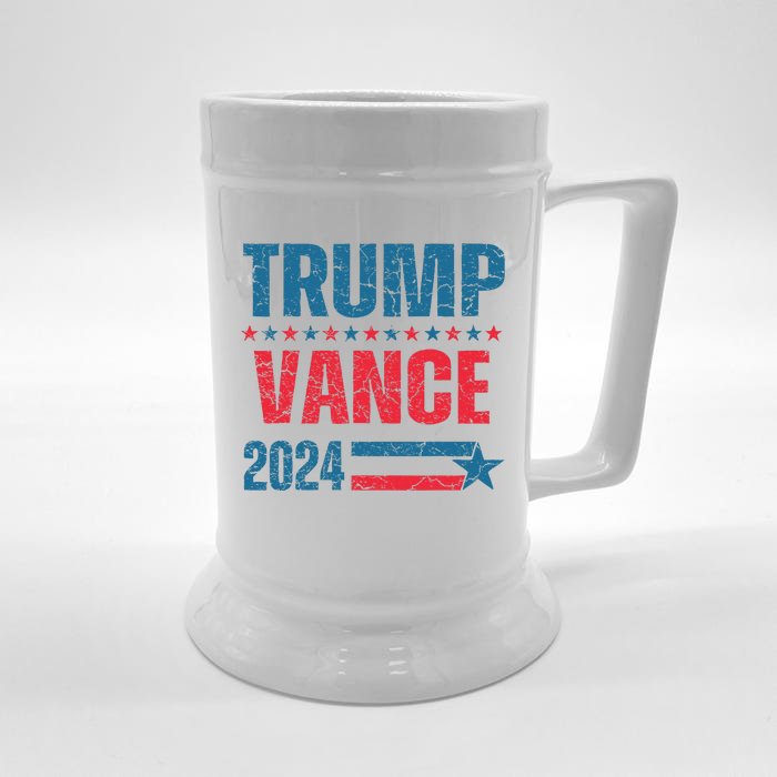 Trump Vance Vance Trump 2024 Gift Front & Back Beer Stein