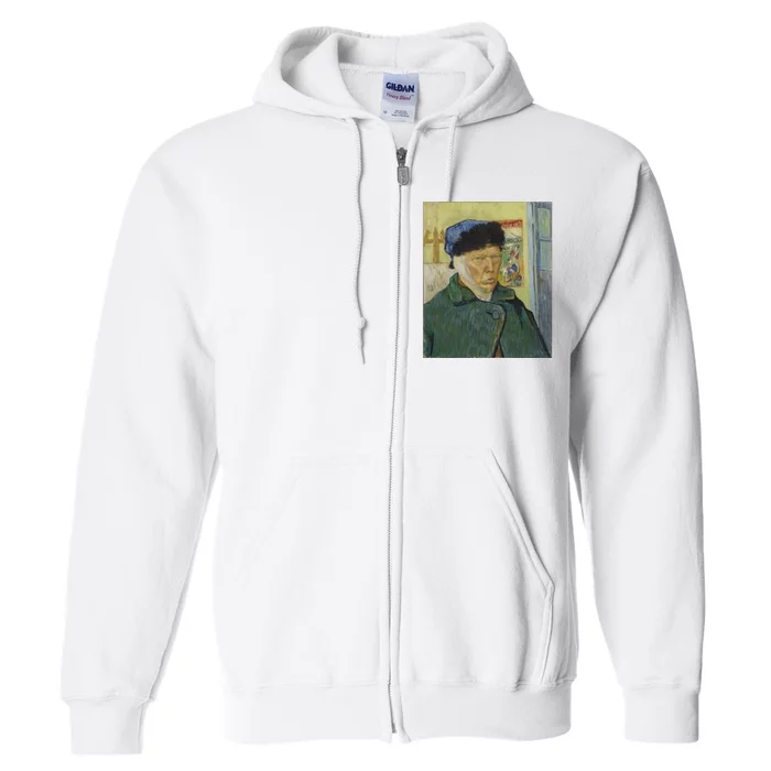 Trump Vincent Van Gogh Funny 2024 Full Zip Hoodie