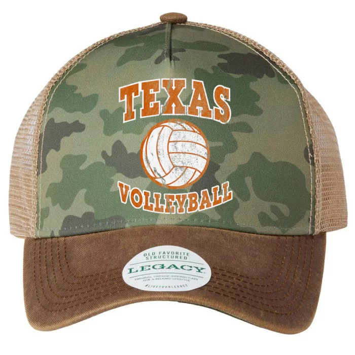 Texas Volleyball Vintage distressed Legacy Tie Dye Trucker Hat