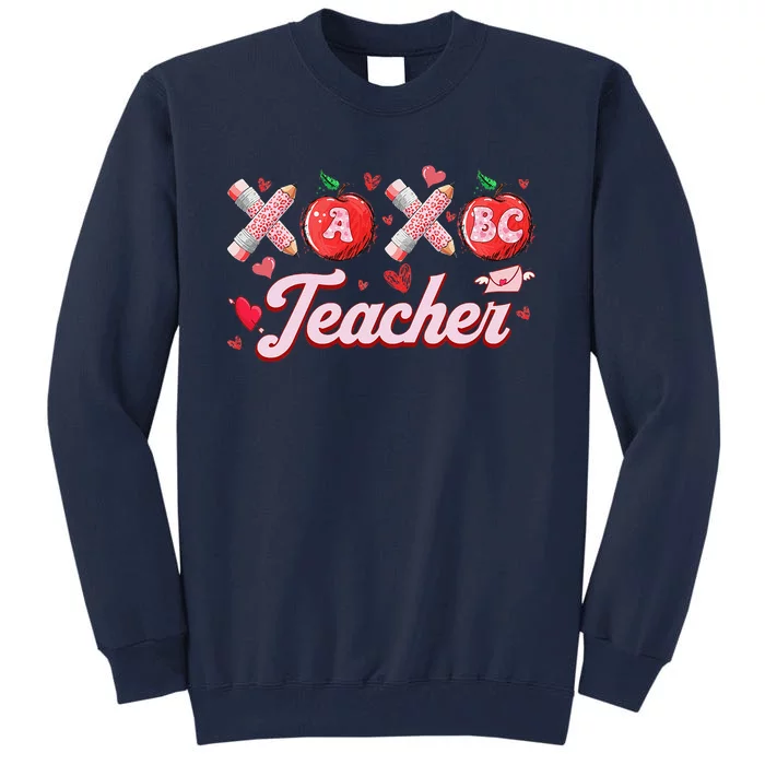 Teacher Valentines Valentines Day Gifts For Teachers Tall Sweatshirt