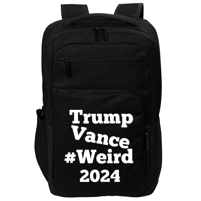 Trump Vance Weird Creepy 2024 Impact Tech Backpack