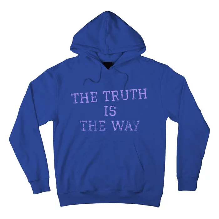 Truth Vintage Weathered Throwback Gift Tall Hoodie