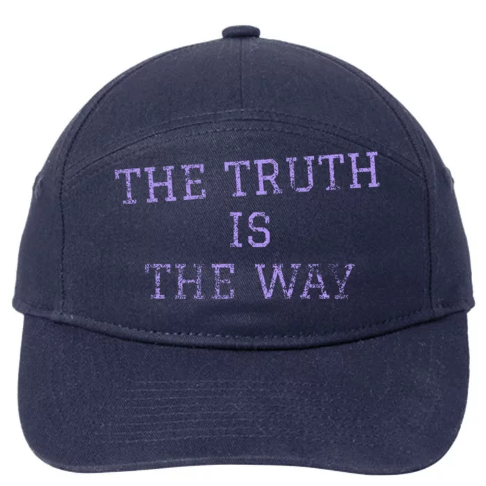 Truth Vintage Weathered Throwback Gift 7-Panel Snapback Hat