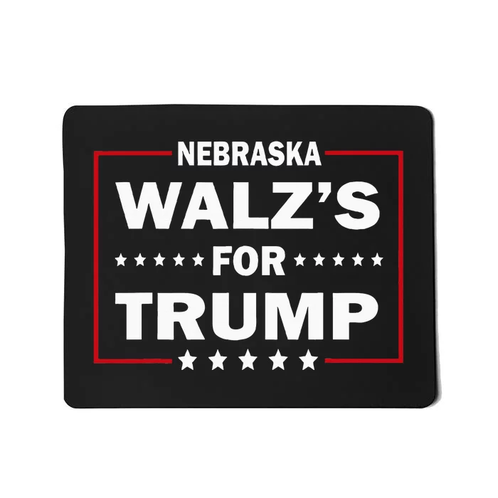 Trump Vance WalzS For Trump Nebraska Mousepad