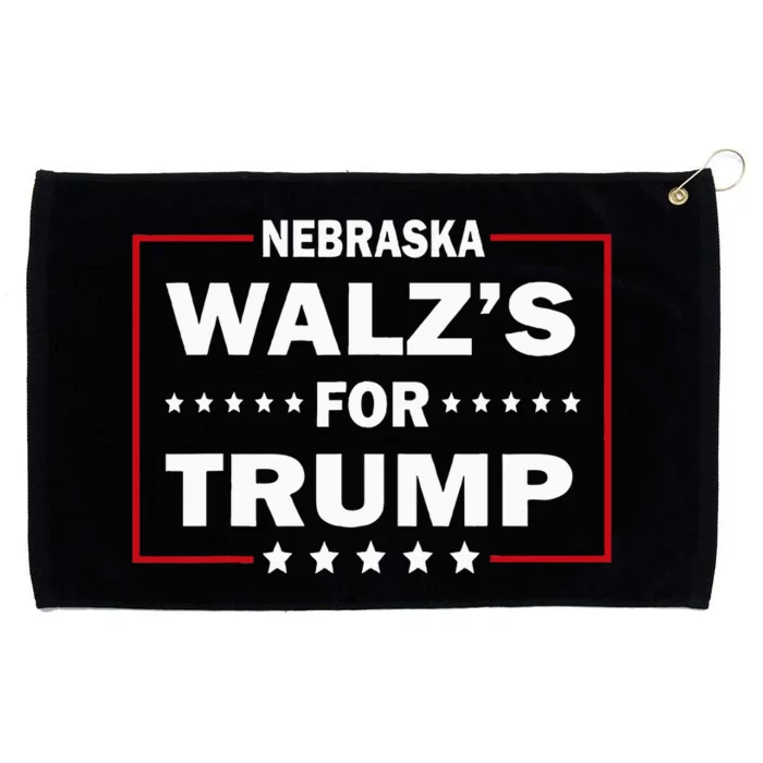 Trump Vance WalzS For Trump Nebraska Grommeted Golf Towel