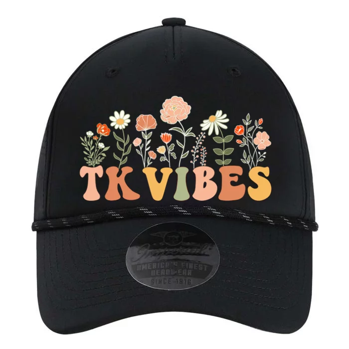 TK Vibes Wildflower Retro Teacher Daisy Kids Back To School Performance The Dyno Cap