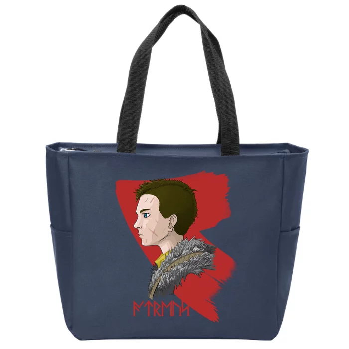 The Viking Warrior Zip Tote Bag