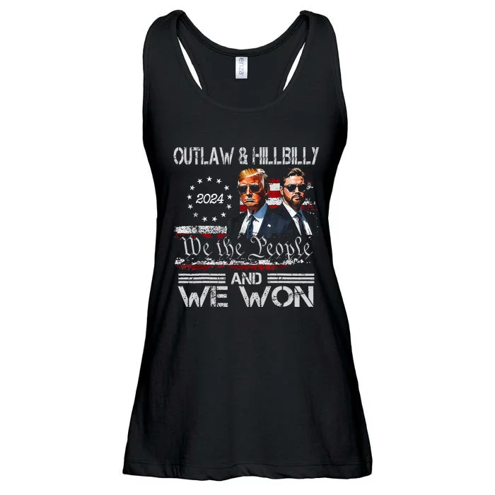 Trump Vance We Won Win Inauguration Day 2025 47th President Ladies Essential Flowy Tank