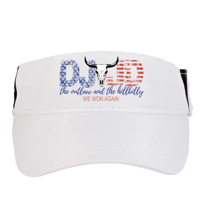 Trump Vance We Won Win Inauguration Day 2025 47th President Adult Drive Performance Visor