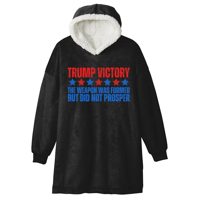 Trump Victory Weapon Formed But Did Not Prosper Christian Hooded Wearable Blanket