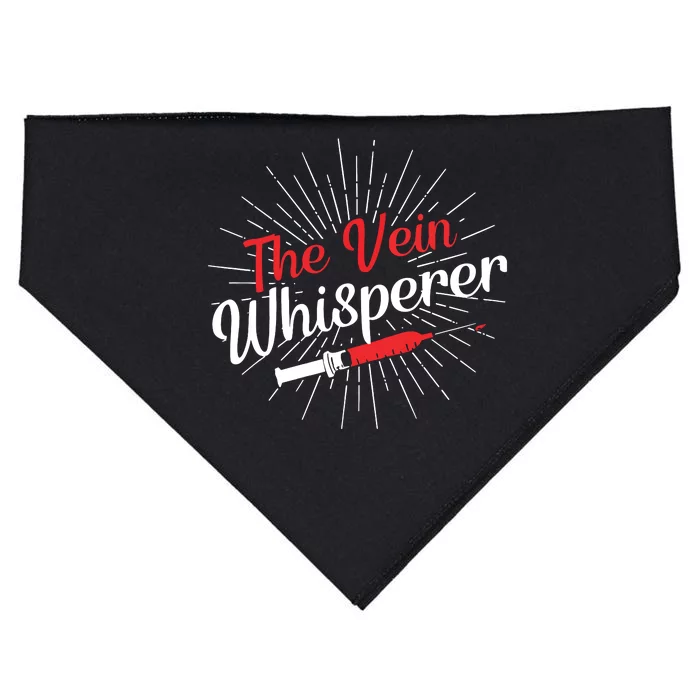 The Vein Whisperer Phlebotomy Technician Phlebotomist USA-Made Doggie Bandana