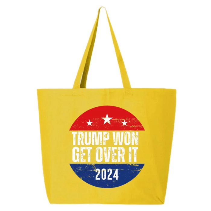 Trump Won 2024 Trump President 25L Jumbo Tote