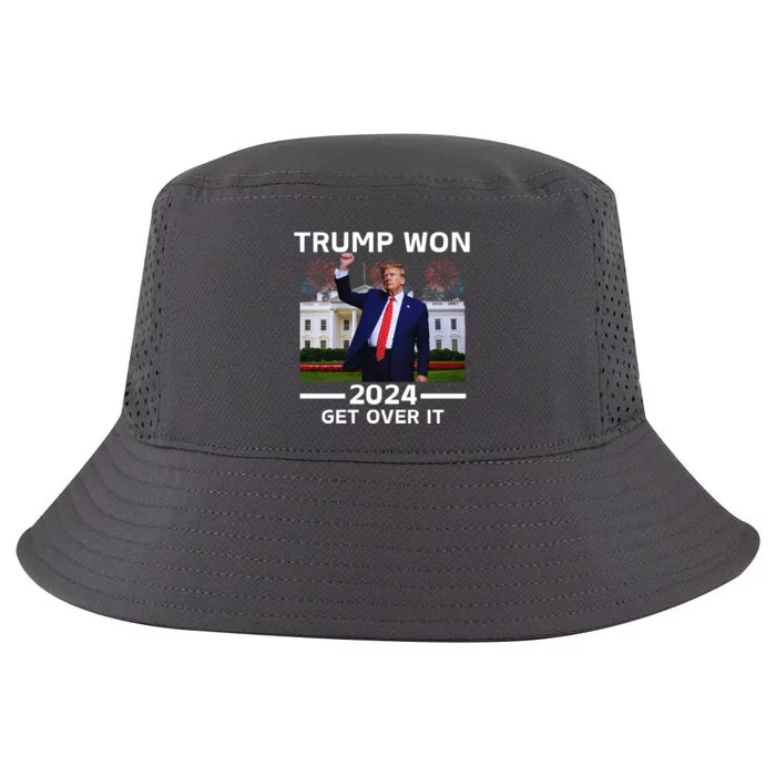 Trump Won 2024 Get Over It Cool Comfort Performance Bucket Hat