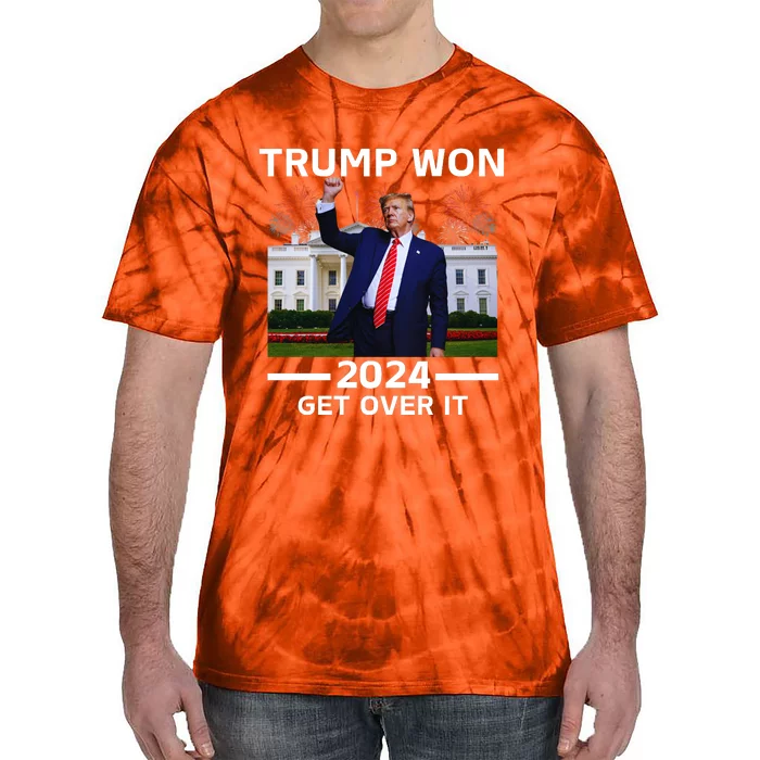 Trump Won 2024 Get Over It Tie-Dye T-Shirt