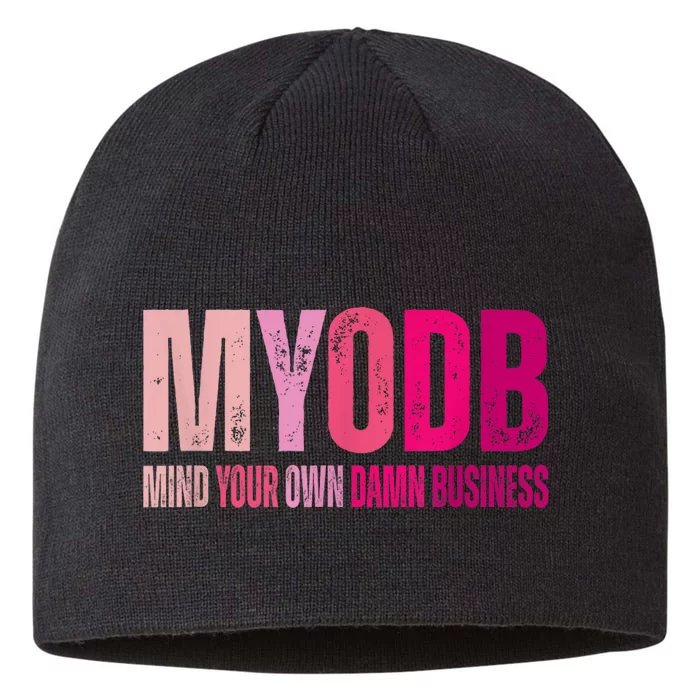 Tim Walz 2024 Mind Your Own Damn Business 8 1/2in Sustainable Knit Beanie