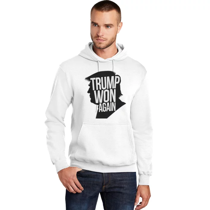 Trump Wins 2024 Election Trump Won Again 2024 Hoodie