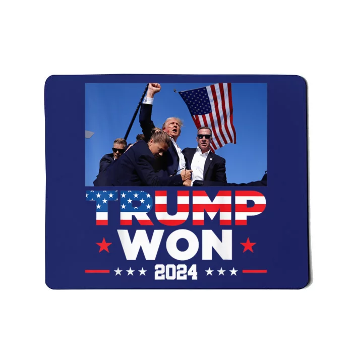 Trump Won 2024 Get Over It 47th Us President Mousepad