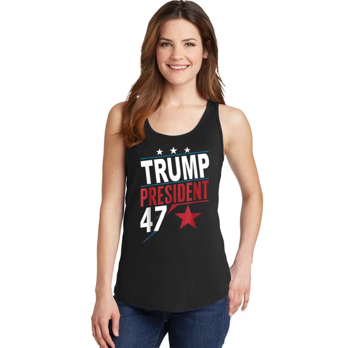 Trump Wins 2024 Election Trump Won 2024 Ladies Essential Tank