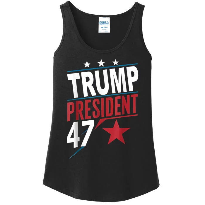 Trump Wins 2024 Election Trump Won 2024 Ladies Essential Tank