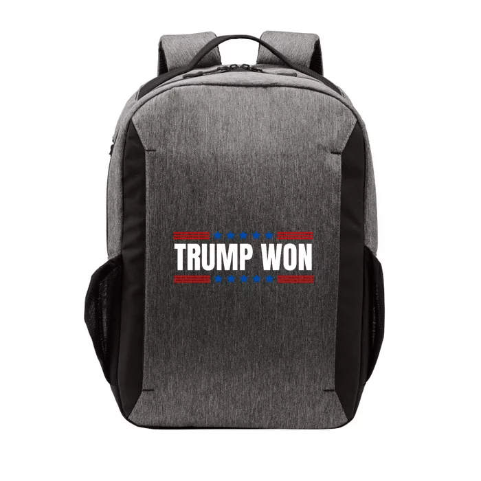 Trump Wins 2024 Election Trump Won 2024 Vector Backpack