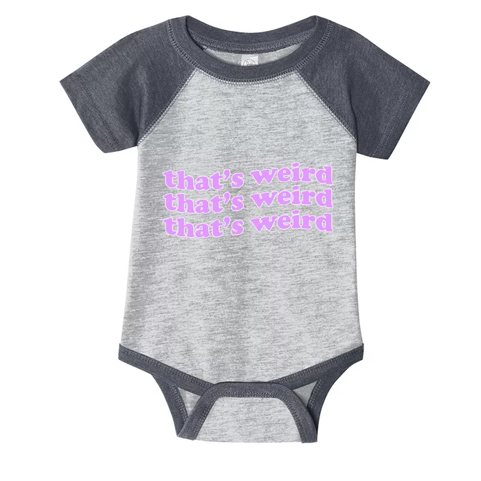 That's Weird Infant Baby Jersey Bodysuit