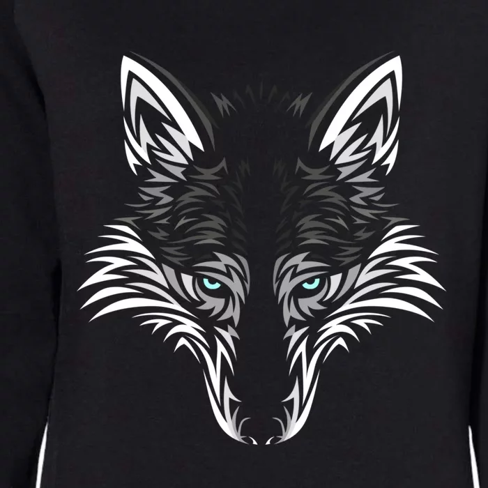 Tribal Wolf Animal Hunter Gift Womens California Wash Sweatshirt