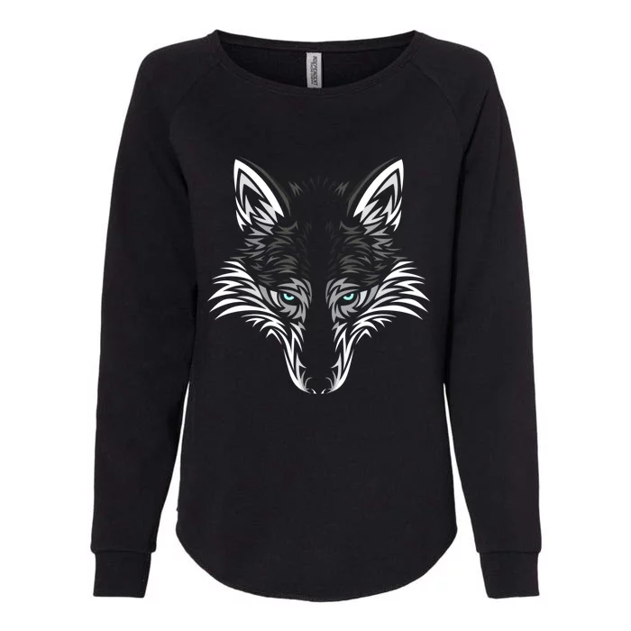 Tribal Wolf Animal Hunter Gift Womens California Wash Sweatshirt