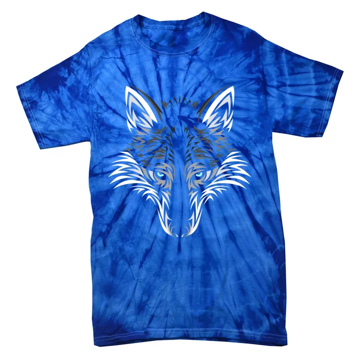 Tribal Wolf Animal Hunter Gift Tie-Dye T-Shirt