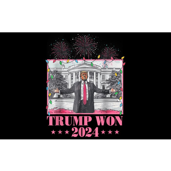 Trump Won Again 2024 Election President 47 Th Bumper Sticker