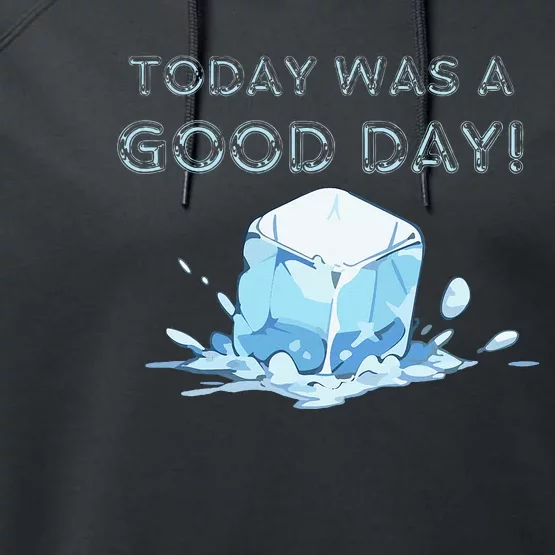 Today Was A Good Day Cute With Water Splashes Performance Fleece Hoodie