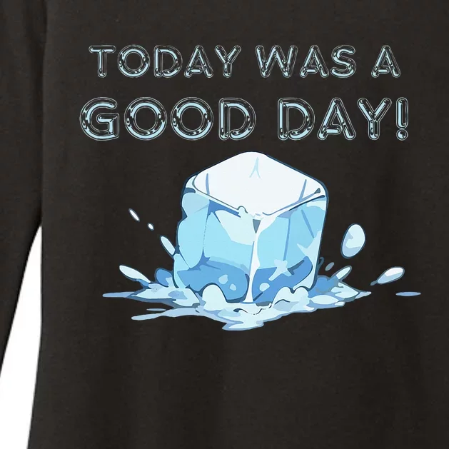 Today Was A Good Day Cute With Water Splashes Womens CVC Long Sleeve Shirt