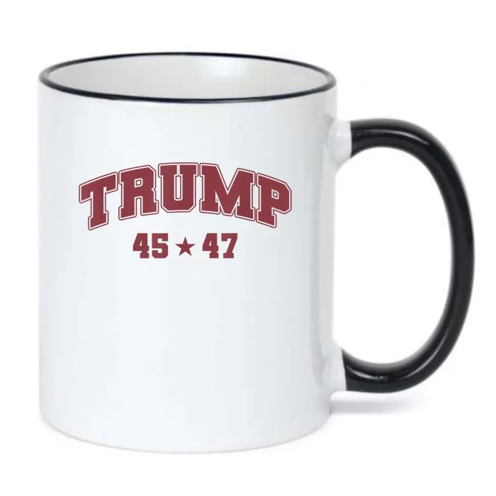 Trump Won Again – 2024 Election 47th President Black Color Changing Mug