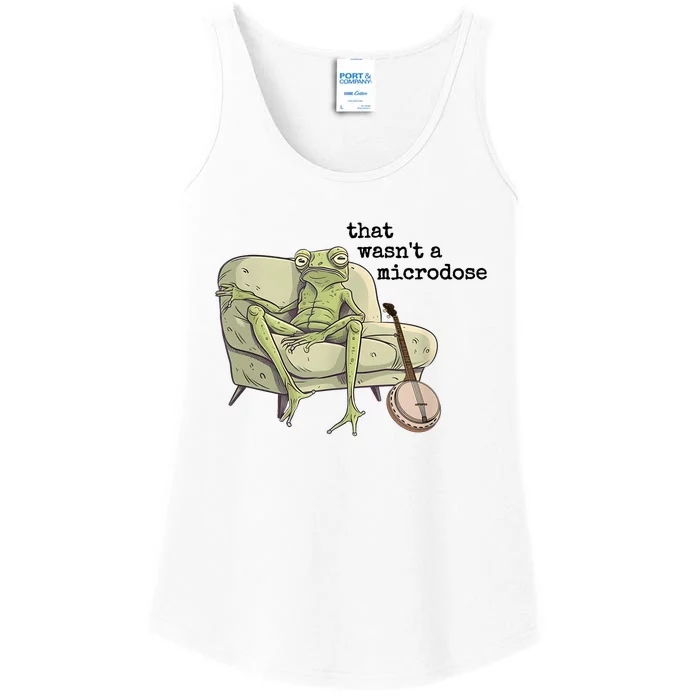 That WasnT A Microdose Humor Strange Naked Frog Meme Ladies Essential Tank