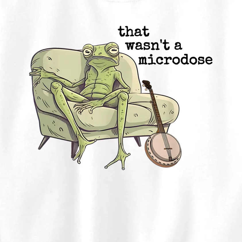 That WasnT A Microdose Humor Strange Naked Frog Meme Kids Sweatshirt