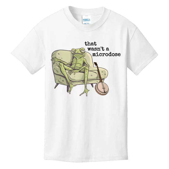 That WasnT A Microdose Humor Strange Naked Frog Meme Kids T-Shirt