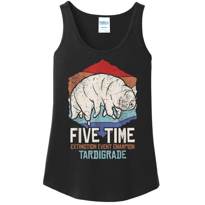 Tardigrade Water Bear Extinction Event Champion Print Ladies Essential Tank