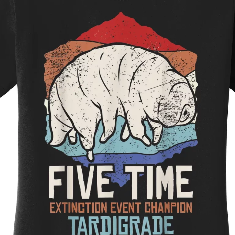 Tardigrade Water Bear Extinction Event Champion Print Women's T-Shirt