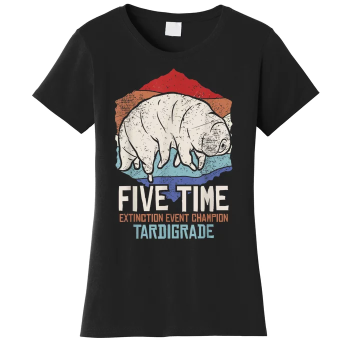 Tardigrade Water Bear Extinction Event Champion Print Women's T-Shirt