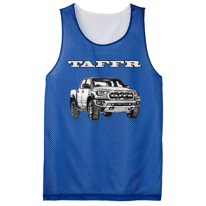 Taffr Worlds Best Pickup Truck Great Funny Gift Mesh Reversible Basketball Jersey Tank