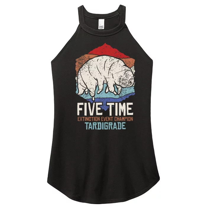 Tardigrade Water Bear Extinction Event Champion Print Women’s Perfect Tri Rocker Tank