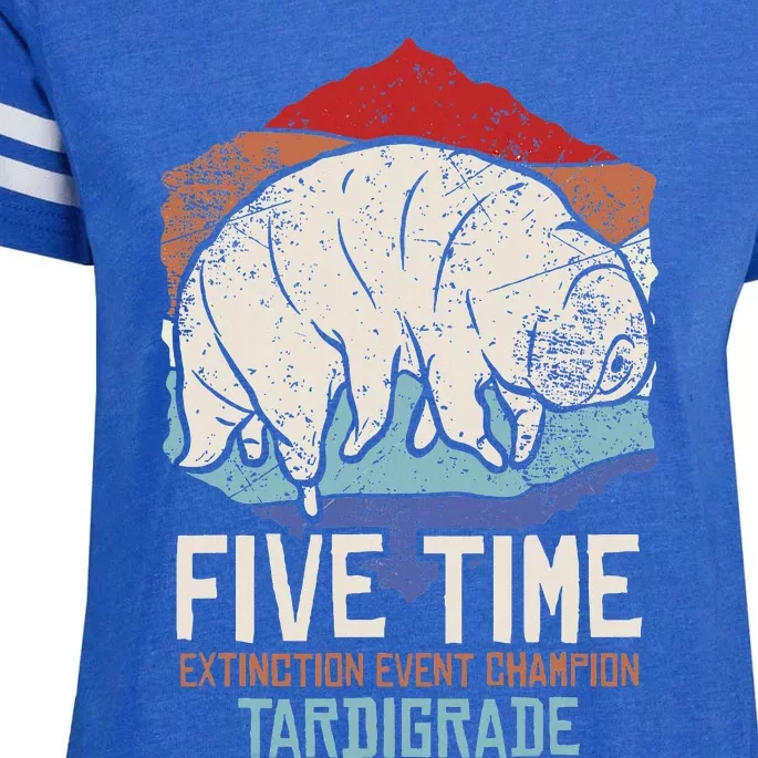 Tardigrade Water Bear Extinction Event Champion Print Enza Ladies Jersey Football T-Shirt