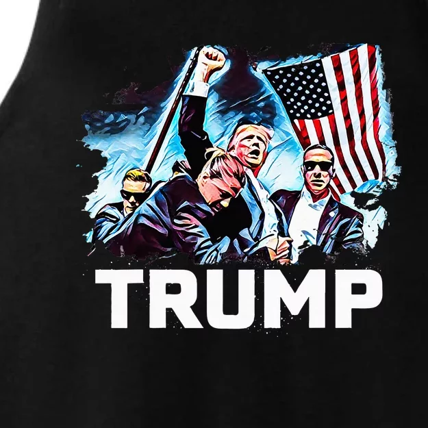 Trump Will Be Legend Ladies Tri-Blend Wicking Tank