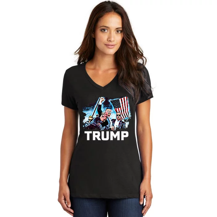 Trump Will Be Legend Women's V-Neck T-Shirt