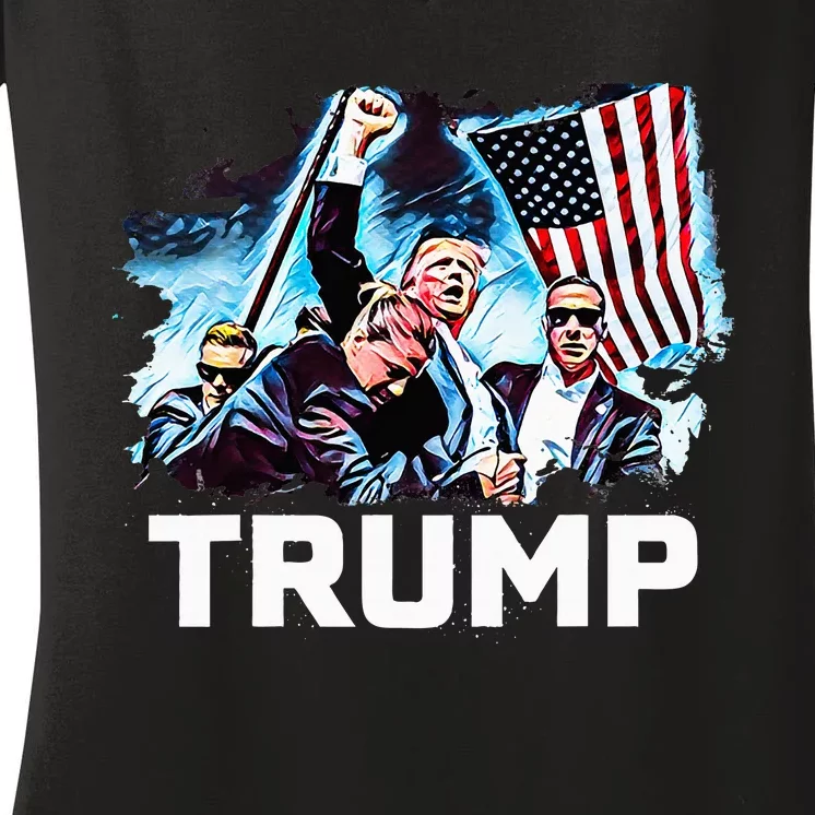 Trump Will Be Legend Women's V-Neck T-Shirt