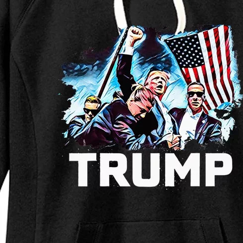 Trump Will Be Legend Women's Fleece Hoodie