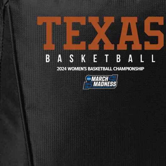 Texas Women’S Basketball 2024 Tournament City Backpack