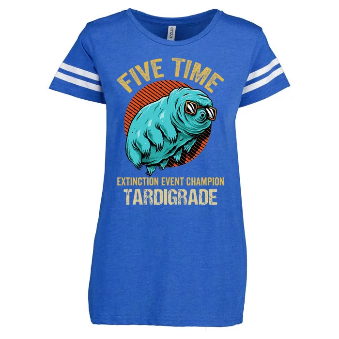 Tardigrade Water Bear Extinction Event Champion Microbiology Enza Ladies Jersey Football T-Shirt